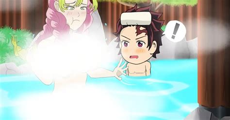 mitsuri hotspring|Yes, Demon Slayer Includes That Infamous。